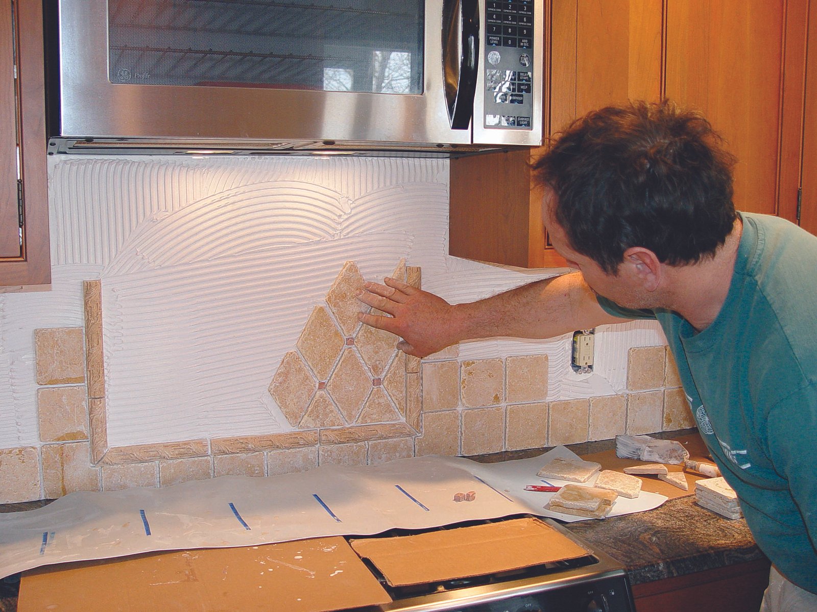 Backsplash-Installation